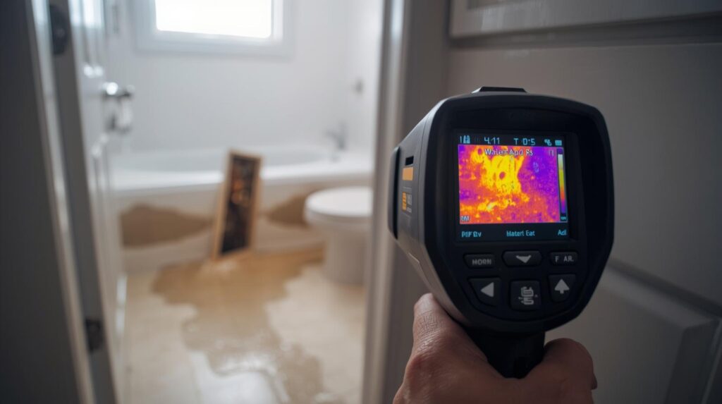 Kameralı su kaçağı tespiti